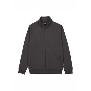 Sweat-shirt U-POWER à fermeture éclair complète SOTRA Workwear en gris Meteorite style brossé - Product Image 1