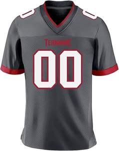 OEM ODM conçu sur mesure football américain uniforme maillot de haute qualité Offre Spéciale imprimé haut matériel tissu chemises respirant - Product Image 2