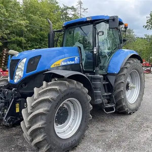 HOLLAND T6 160 Walking Tractor usado 120hp potencia nominal para granjas con componentes centrales Motor Bomba Engranaje Caja de cambios Cojinete - Product Image 1