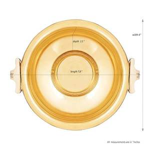 Cuenco Decorativo Redondo Tipo Urli de 6 Pulgadas |    Diseño de Urli Moderno y Único Hecho a Mano |   Venta al por Mayor |   Precio de Fábrica - Product Image 5