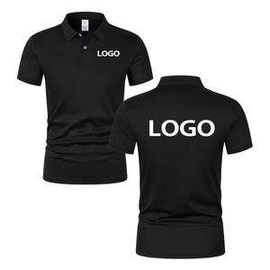 New Summer Quick Dry Polo Shirt Custom Logo Breathable Sports <b>Top</b> Team Activity Casual Stretch T-Shirt Print Pattern - Product Image 5