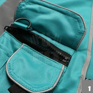 เสื้อกั๊กนิรภัย Hi VIS ชุดทำงานผ้าโพลีเอสเตอร์สามารถปรับแต่งได้วัสดุสะท้อนแสงกันน้ำมีโลโก้ที่สามารถปรับแต่งได้ - Product Image 5