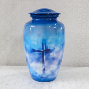 เครื่องเผาศพทำจากอลูมิเนียมสำหรับผู้ใหญ่ภาพพระอาทิตย์ตกที่สวยงามของเถ้ากระดูกมนุษย์ของที่ระลึกดิจิทัลตามสั่ง - Product Image 4