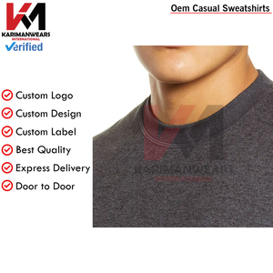 Rue à la mode hommes sweat 350 grammes poids lourd surdimensionné goutte épaule pull impression personnalisée mode sweat pour hommes - Product Image 4