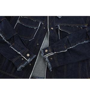 Chaquetas Vaqueras Personalizadas para Hombre, Chaqueta Vaquera Negra de Alta Calidad, Chaqueta Vaquera Cruda - Product Image 5