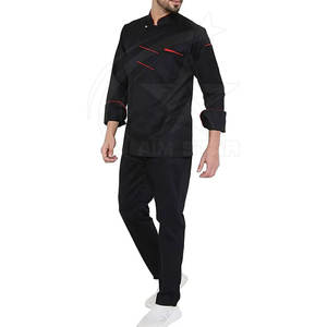 Uniforme de Chef Unisex con Logotipo Personalizado, Chaqueta de Cocina para Servicio de Alimentos, Ropa de Cocina, Restaurante, Panadería, 100% Algodón, Media Manga/Tres Cuartos - Product Image 4