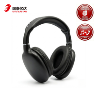 Casque sans fil supra-auriculaire, casque avec micro, design pliable et son stéréo pour iPhone Android