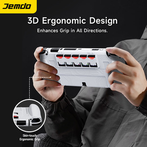 Funda protectora de una pieza Jemdo para <span class=keywords><strong>Nintendo</strong></span>, para Switch, versión OLED, modelos NS2, a prueba de polvo con ranura para tarjetas, accesorio de juego - Product Image 3