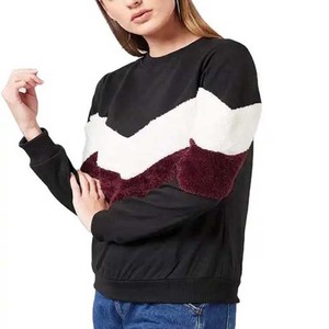 เสื้อสเวตเตอร์คอกลมสำหรับผู้หญิงมีฮู้ดคอ420Gsm ตตอนแขนยาวปรับแต่งได้ทุกขนาด - Product Image 2