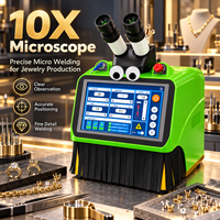 Machine de soudage laser pour la fabrication de bijoux, soudeuse à points micro YAG 60W pour la production d'or et d'argent, réparation de précision