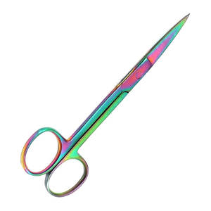 Ciseaux d'opération d'infirmières Medic Sharp/Sharp Straight 5.5 Multi Titanium Grade Ciseaux chirurgicaux en acier inoxydable de haute qualité - Product Image 2