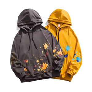 Último diseño personalizado Color Puff impresión sudaderas con capucha de secado rápido suave tela Puff impresión sudaderas con capucha para la venta en línea - Product Image 1