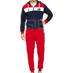 Survêtement de sport pour hommes, vêtements de jogging 100% coton, survêtement avec col à capuche, modèle solide, vêtements de rue, meilleure vente, design haut - Product Image 1