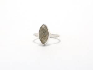 Hot Popular 925 Sterling Silver Hip Hop Vintage <b>Ring</b> Wholesale Jewelry with Natural Labradorite Gemstone Wedding Gift for Her - Product Image 2