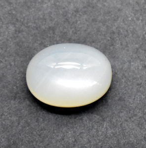 พลอยมูนสโตนสีขาวปรับเทียบขนาด5X3มม. ถึง15X12มม. พลอยอัญมณีธรรมชาติแบบเรียบสำหรับทำเครื่องประดับ - Product Image 4