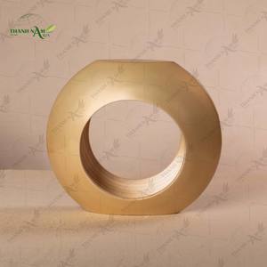 Vase de table en bambou fait main, personnalisable, style Art déco, écologique, durable et décoratif - Product Image 6