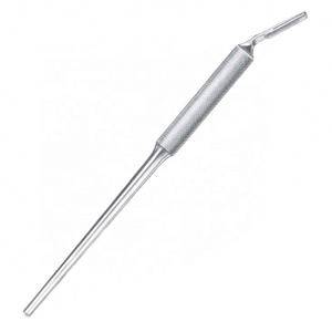 Micro cuchillas mangos redondos de bisturí de acero inoxidable Dental titanio mango de bisturí quirúrgico equipo médico giratorio - Product Image 2