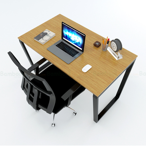 Bamboo Laptop <b>Desk</b> 120x70cm Foldable with Metal Legs for Home & School Use - Product Image 2