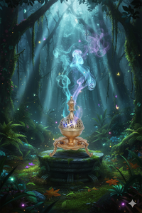 กระถางธูปทองเหลืองโบราณขนาดใหญ่ที่มีการออกแบบที่ซับซ้อนเหมาะสำหรับพื้นที่แท่นบูชาการปฏิบัติทางจิตวิญญาณและกลิ่นหอมในบ้าน - Product Image 2