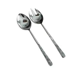 Cuchara y Tenedor de Acero Inoxidable para Servir, Utensilios de Cocina para Hotel y Restaurante - Product Image 4