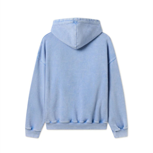 Pull à capuche uni personnalisable 100% coton pour l'hiver-pour les promotions de marque Confort quotidien OEM disponible - Product Image 2