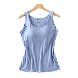 Sujetador de Yoga de cintura alta para mujer, ropa de Fitness, camiseta sin mangas a la moda, chaleco, talla XS, tela de punto para uso en gimnasio - Product Image 2