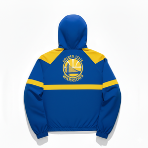 Vestes bomber coupe-vent d'équipe de basketball teintes sur mesure - Imperméables, écologiques, séchage rapide, manches chauve-souris, design unisexe pour l'hiver - Product Image 2