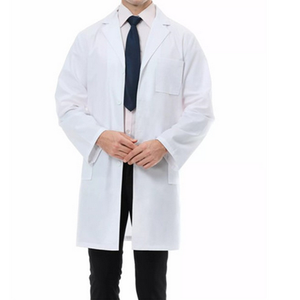 Blouse de laboratoire médicale jetable personnalisée avec poches, uniforme d'hôpital imprimé pour hommes, médecins, infirmières, professionnels de la santé, détection d'aiguilles - Product Image 4