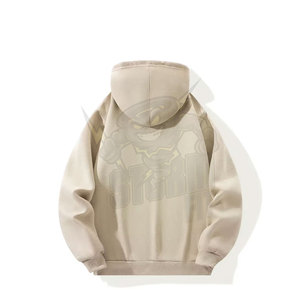 Sudadera con capucha gruesa informal para hombre, sudadera holgada de Color sólido, sudaderas con capucha de manga larga, Otoño Invierno y primavera, cálido para exteriores - Product Image 2