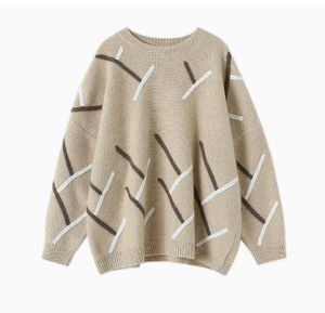 Suéteres de lana de Cachemira para mujer para uso informal Transpirable suave cálido ligero últimos suéteres de invierno con logotipo/tamaño personalizado - Product Image 2