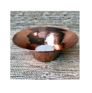 Soporte de vela de cobre de Pilar, diseño chapado, decoración interior con portavelas de aspecto de diseñador con producto de venta - Product Image 5