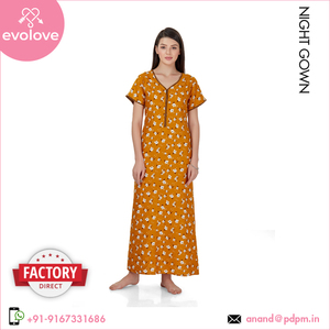 Enorme venta de la mejor calidad Lavado a máquina Tela de popelina suave y cómoda 100% Algodón Hecho Vestido de noche para mujer-Pida ahora - Product Image 2