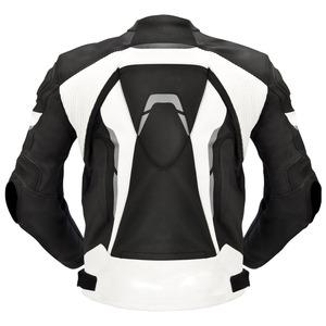 Chaqueta de Cuero Premium para Motociclistas, Color Rojo y Negro, Estilo Deportivo, con Protección CE - Product Image 4