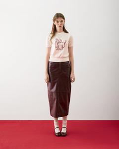 High Quality Women's Poly Visco Spandex <b>Knee</b>-<b>Length</b> <b>A</b>-<b>Line</b> <b>Skirt</b> Casual Straight Fit Anti-Wrinkle Quick Dry Natural Waistline - Product Image 3