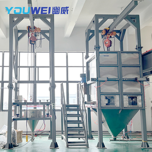 Hiệu quả cao tấn Túi dỡ trạm xử lý vật liệu số lượng lớn túi xả với hệ thống không bụi và khung điều chỉnh - Product Image 3