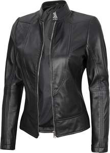 SAMAVIA veste en cuir femmes à la mode en peau d'agneau véritable Style Vintage veste en cuir pour femmes véritable veste en cuir de vache pour les femmes - Product Image 2