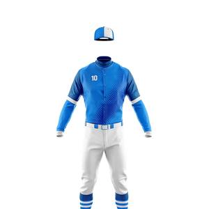 Uniforme de baseball en tissu polyester de haute qualité en coton la plus vendue uniforme de baseball personnalisé de haute qualité en gros - Product Image 3