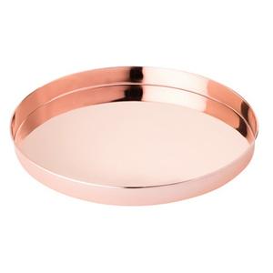 Plateau en cuivre de meilleure conception et forme ronde personnalisée de trois tailles différentes pour la conception de la poignée pour la vente du produit - Product Image 4