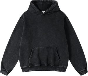 Sudadera con capucha clásica de lana de algodón para hombre, ropa de calle cómoda con capucha y tela de lana - Product Image 6