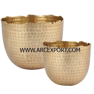 Chất lượng cao kim loại bát Hiện đại chất lượng tốt nhất màu bạc rèn thiết kế mới đến phục vụ bát trong giá rẻ nhất - Product Image 2