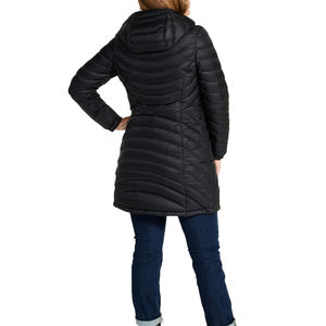 Nouveau design de veste longue bouffante avec logo personnalisé manteau bouffant d'hiver pour hommes vêtements d'extérieur chauds et ajustés pour femmes avec capuche manteaux de couleur unie - Product Image 3