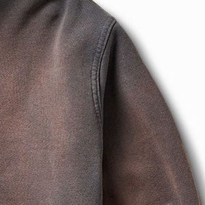 Sudadera con Capucha y Cremallera para Hombre, Otoño 2025, Superventas, Lavado Ácido, Mezcla de Poliéster/Algodón, Tallas Grandes, Secado Rápido, Transpirable - Product Image 6