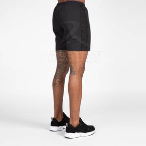 Pantalones Cortos Deportivos para Hombre al por Mayor, Estilo Urbano, con Cordón, Diseño de Logotipo Personalizado, Patrón Sólido, para Uso en Exteriores - Product Image 2