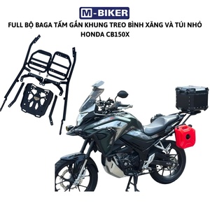 Porte-bagages en acier inoxydable CB150X avec support de réservoir de carburant, capacité de charge de 50 kg pour motos de rue, rénovation/amélioration - Product Image 2