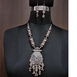Jeweljunk Navratri Collar chapado en rodio especial Conjuntos de joyería fina 1112876 - Product Image 1