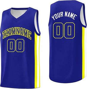 Maillot de basket-ball unisexe personnalisé short uniforme de sport imprimé numéro de nom grande taille pour hommes jeunes joueurs de baseball unisexe - Product Image 6