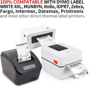 4 ''x 6'' stiker tahan air perekat label kertas daur ulang Transfer panas kustom kualitas tinggi untuk pengiriman