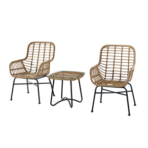 Baril de salle à manger sans bras chaises <span class=keywords><strong>vintage</strong></span> en <span class=keywords><strong>métal</strong></span> et style colonial <span class=keywords><strong>fauteuil</strong></span> en bois baignoire chaise en <span class=keywords><strong>rotin</strong></span> - Product Image 4
