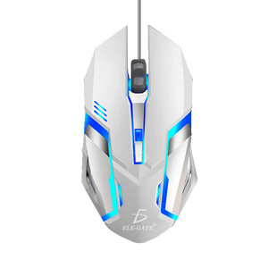 Mouse da Gaming USB con Illuminazione a LED, Design Ergonomico Compatto per Utenti Destrorsi, Tracciamento Laser per Applicazioni Desktop - Product Image 2