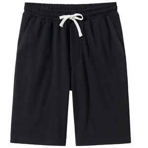 Shorts décontractés pour hommes de qualité supérieure, 100% coton, uni, respirant, séchage rapide, pour la salle de sport, l'entraînement estival, prix de gros - Product Image 1